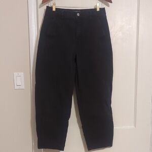 Everlane Black Barrel Pant Womens Size 10